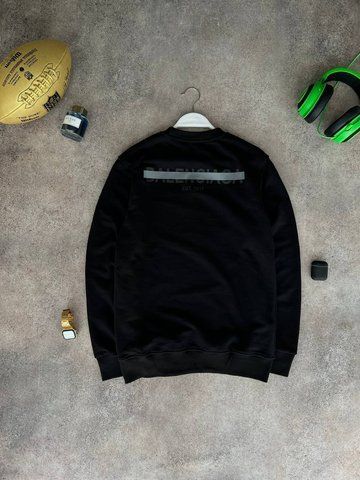 Світшот Balenciaga / Баленсіага для чоловіків, темно-синій, на осінь-весну, Туреччина 7893-374093 фото
