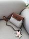 Жіноча сумка Hermes / Ермес Herbag Zip 20, компактна, для жінок, темно-коричнева, Китай H8220 - S08050-1373932 фото