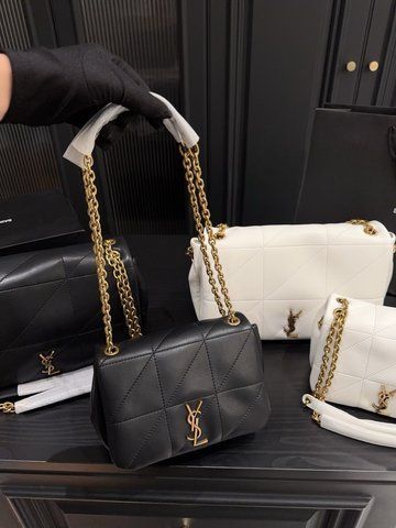 Женская сумка на плечо Saint Laurent / Сен-Лоран Jamie, из натуральной кожи, черная, Китай 3288-1313030 фото