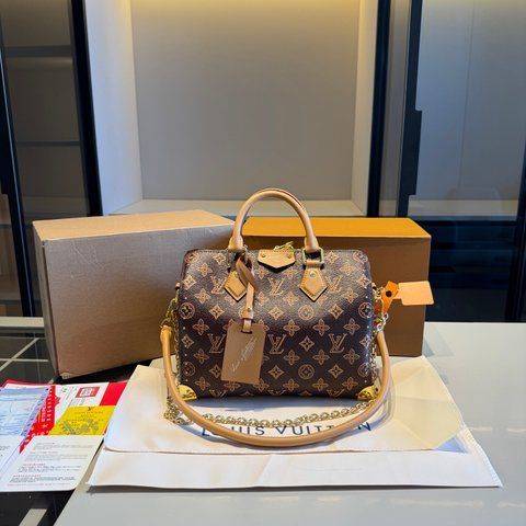 Женская сумка Louis Vuitton / Луи Виттон Trunk 26, из канваса, коричневая, для повседневного ношения, Китай 0734-1494770 фото