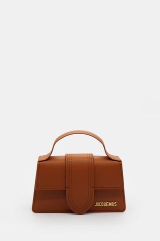 Жіноча сумка Jacquemus / Жакмюс Le Bambino, з натуральної шкіри, коричнева, для повсякденного носіння, Китай 11521-1249526 фото