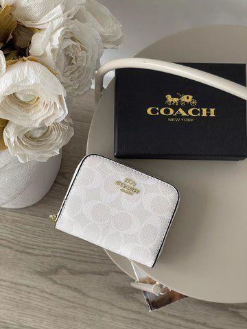Жіночий мінігаманець Coach / Коуч, з екошкіри, чорний, з відділеннями для карток, Китай 20335-5-1178392 фото