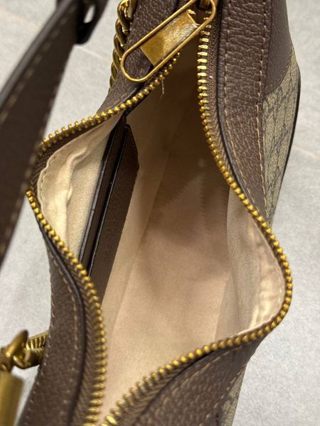 Жіноча сумка на плече Gucci / Гуччі Aphrodite малого формату, середнього розміру, коричнева, Китай pr0818 - S07017-942784 фото