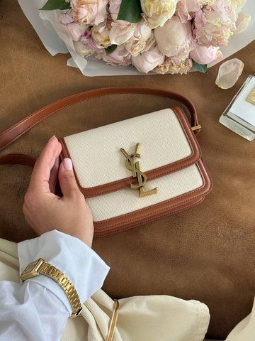 Женская сумка Saint Laurent / Сен Лоран Solferino, текстильная, компактная, для женщин, Китай pr0036 - S03025-726398 фото