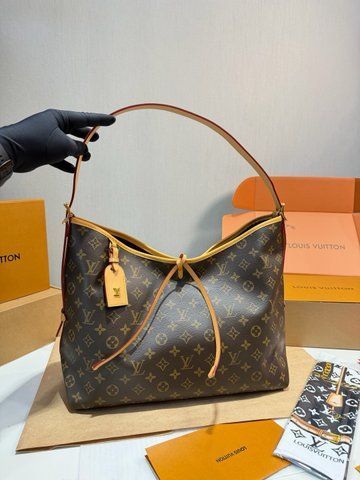 Женская сумка Louis Vuitton / Луи Виттон CarryAll MM, из канваса, коричневая, для повседневного ношения, Китай 7489-1505326 фото
