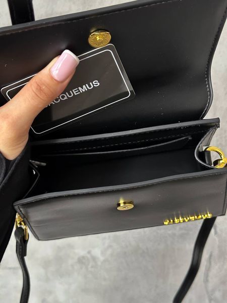 Женская сумка Jacquemus / Жакмюс Le Chiquito Moyen Boucle, компактная, для женщин, черная, Китай pr1015 - S06015-768557 фото