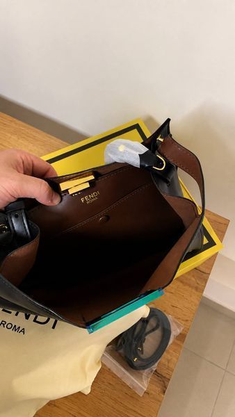Жіноча сумка Fendi / Фенді Way середнього формату, велика, для жінок, жіноча модель, чорна, Китай S18006-1746957 фото
