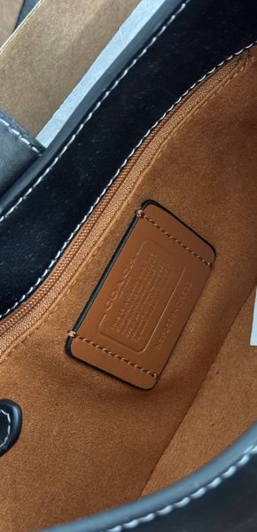 Жіноча сумка на плече Coach / Коуч Eliza, середнього розміру, з крафтовою коробкою, чорна, Китай co9102 - S01040-794820 фото