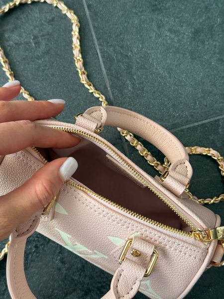 Женская сумка Louis Vuitton / Луи Виттон Speedy нано Empreinte, кожаная, с монограммным узором, Китай lv1029 - S04024-1280805 фото