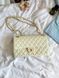 Женская сумка на цепочке Chanel / Шанель Classic 2.55 Medium, стеганая, с поворотной застежкой, черная, Китай 012237-1136766 фото