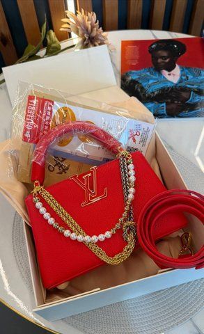 Женская сумка с верхней ручкой Louis Vuitton / Луи Виттон, из натуральной кожи, белая, Китай 20576-5-1750343 фото