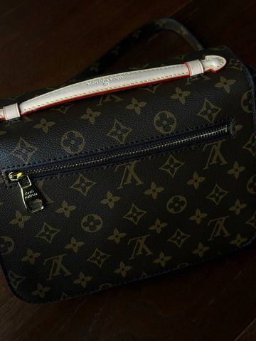 Женская сумка-пошет Louis Vuitton / Луи Виттон Pochette M&eacute;tis, среднего размера, коричневая, Китай pr9901 - S04037-765224 фото