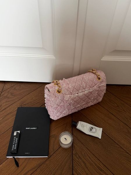 Женская сумка Chanel / Шанель Classic 2.55, твидовая, с твидовой фактурой, с двойным клапаном, Китай CHL9024 - S02113-1476427 фото