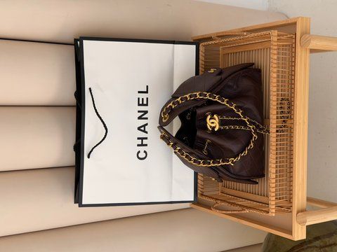 Женская сумка Chanel / Шанель, из натуральной кожи, бордовая, с металлической фурнитурой, Китай 20205-4-1569217 фото