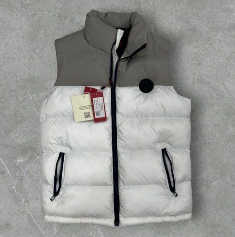 Чоловічий жилет Hugo Boss / Хуго Босс, плащівка, демісезон, білий, Туреччина BzHBn008 фото