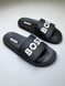 Мужские мюли Hugo Boss / Хуго Босс, комбинированный материал, весна-лето, черный, Турция SlHB005 фото