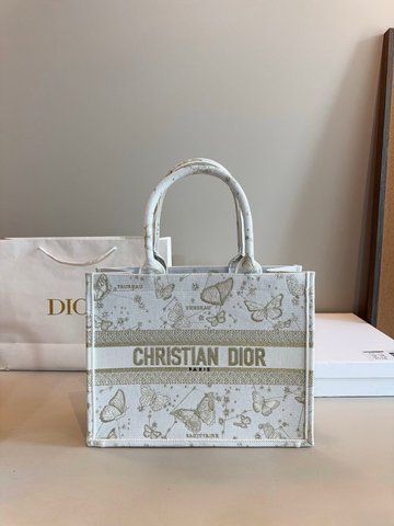 Жіноча сумка-тоут Dior / Діор Book Tote, текстильна, сіра, для повсякденного носіння, Китай 6382-1719101 фото