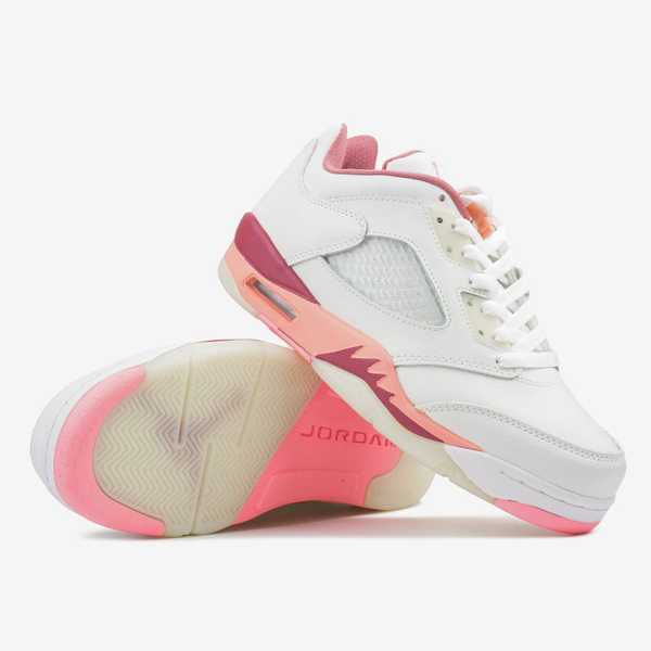 Чоловічі кросівки Jordan / Джордан 5 Retro Low Desert Berry, червоні, демісезонні, на шнурівці 2048-1199020 фото