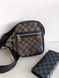 Мужская сумка через плечо Louis Vuitton / Луи Виттон, из экокожи, плечевой ремешок, коричневая, Китай 20391-2-530711 фото