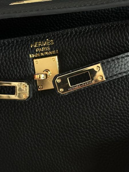 Женская сумка Hermes / Эрмес Kelly 20, компактная, для женщин, женская модель, черная, Китай H2989 - S08019-829551 фото