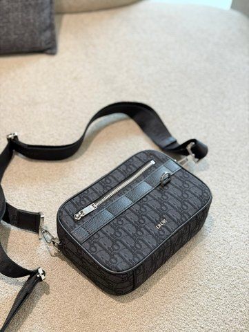 Чоловіча сумка-месенджер Dior / Діор Rider Messenger, текстильна, чорна, для повсякденного носіння, Китай 0435-1761947 фото